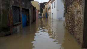 Inondation rue du Moulin en 2011